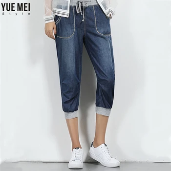 2017 sommeren Harem bukser, jeans for plus size kvinde jeans Capris