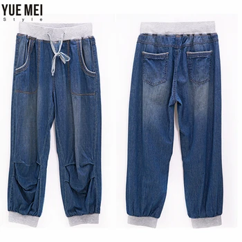 2017 sommeren Harem bukser, jeans for plus size kvinde jeans Capris