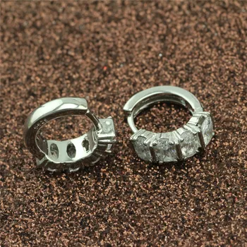 2017 vintage smykker, 925 sterling sølv med zircon lejer moderne have smukke øreringe til kvindelige charme øreringe