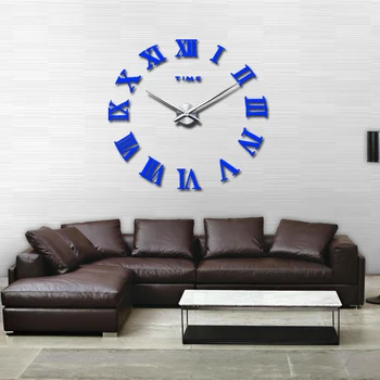 2018 3d diy stuen nye akryl kvarts ur vægur ure reloj de skrabede hjem dekoration hot salg Mærkat