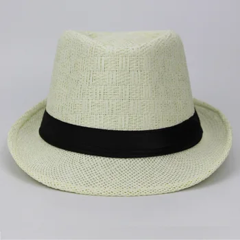 2018 Forår og Efterår England Style Fedora Jazz Hat Mænd Vintage Vinter Hat Panama Cap Kort Stil solhat Mode Engros