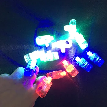 2018 Fremme 100pcs Finger Lys Skinnende Neon Stick Bjælker Led-Ring Lysende Toy Glød Dans Skinnende Festlig Begivenhed Party Levering