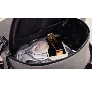 2018 Kvinde Casual Vintage Taske nitte design lille PU læder rejsetasker til teenage-piger skolen Mini taske pack preppy mochilas