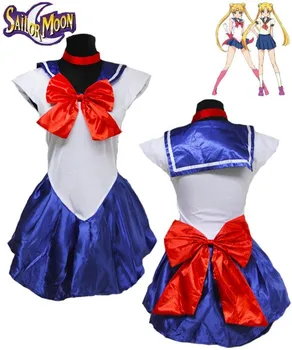 2018 Kvinder er Sexet Anime Sailor Moon Cosplay Kostume kjole Til Pige Halloween Spil Fase Bar Kostume til Cosplay,Gratis Fragt
