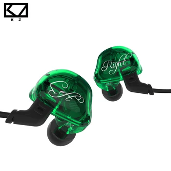 2018 KZ ZSR Balanced Armature Med Dynamiske In-ear Hovedtelefon 2 BADEVÆR+1DD Enhed støjreducerende Headset Med Mic Udskiftning af Kabel