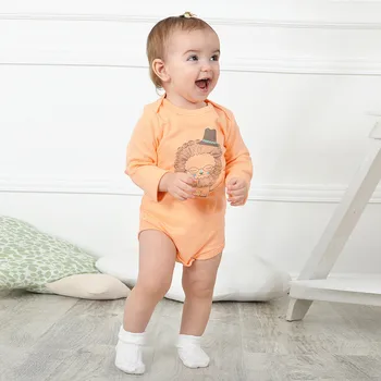 2018 Mærke Baby Body Foråret Hvid langærmet Drenge og Piger Bodysuit Spædbarn Pyjamas Nyfødte Baby OnesieClothes