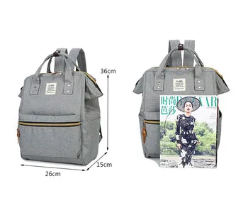 2018 Mærke mode kvinder rygsæk, skuldertaske skoletasker til teenager casual solid rygsæk skole Mochila rygsæk