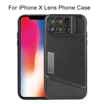 2018 Nye Ankomst Dual Kamera Linse Til iPhone X 8 Plus Fiskeøje Vidvinkel Macro Linse Til iPhone 7 Plus Telefonen Tilfælde Teleskop Optik