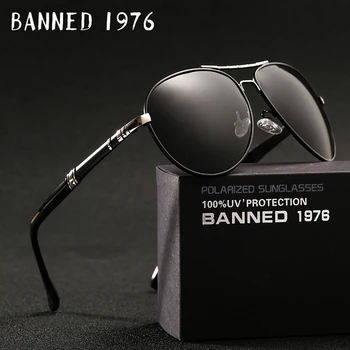 2018 nye Brand Mænd Polariserede Solbriller man sol briller Fuld Legering Rim mænd solbriller metal store Drivende briller original æske
