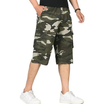 2018 Nye Cargo Shorts om Sommeren Mænd Army Camouflage Shorts Mandlige Løs Camouflage Militære Casual Shorts Bomuld Taktiske Shorts 5XL