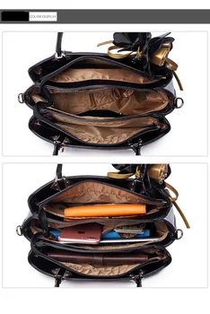 2018 nye luksus taske kvinder taske designer høj kvalitet patent læder håndtaske damer rød bryllup messenger taske office business tote