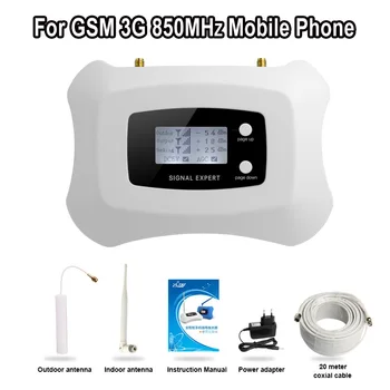2018 Nye Opgradering 850mhz 2g 3g mobiltelefon signal forstærker /GSM 3G signal mobiltelefon signal forstærker booster-kit til Amerika område