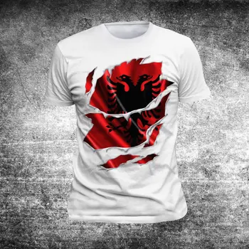 2018 Nye Sommer Cool t-Shirt T-Shirt ALBANIEN Albanien Balkan-Shirt Kosovo kosovo flag Cotton T-shirt