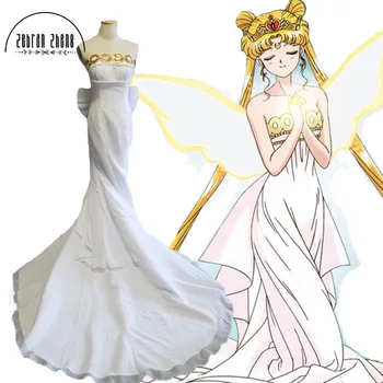 2018 Nyeste Sailor Moon Cosplay Kostume Prinsesse Sindsro Kjole Tsukino Usagi Kostume Til Kvinder Halloween Custom Made