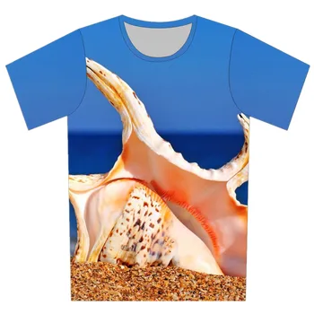2018 Sommer for Børn, Kreative 3D-T-Shirt Print Shell Chokolade Galaxy Hus Ballon Trapper Cool T-Shirt Dreng Pige Mode Toppe