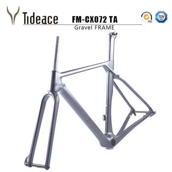 2018 Tideace Full Carbon grus ramme 135mm/142mm Di2 Grus cykelstellet Cyclocross Disc Cykel Rammen for Landevej eller MTB dæk