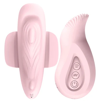 2018 Trådløs Fjernbetjening App Smart Strapon Vibrator Vibrerende trusser Klitoris vibrator Bluetooth-Vibratorer Sex Legetøj til Kvinder