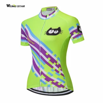 2018 trøje kvinder cykel trøjer MTB team tøj ropa ciclismo cykel jersey pink cykel T-shirts, korte ærmer rød top