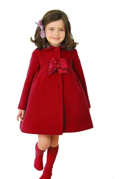 2018 vinter, forår mode kids baby cape mønster sort rød bomuld hooded plaid piger Pels jakker baby pige kappe kapper tøj