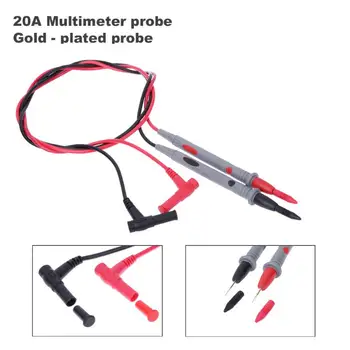 20A Multimeter probe forgyldt special tip Universal Probe Test Fører til Multimeter Meter med Alligator Tænger