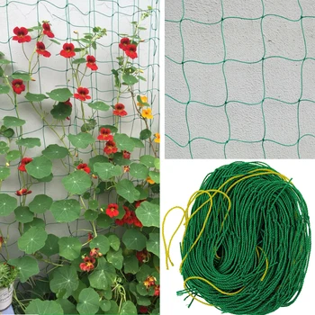20pcs 0,8 m*1,8 m Haven Hegnet Nylon Net klatrestativ Havearbejde Net Plante Hegn Anti-bird Net Plante Espalier Netting
