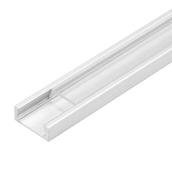 20pcs(40m) en masse, 2m per stykke Anodiseret diffuse/clear cover slanke aluminium profil led strip light for led strip light
