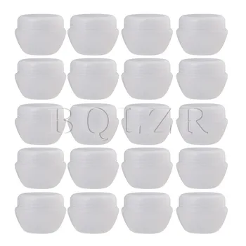 20PCS BQLZR Face Cream Lip Balm Container Kosmetiske Tomme Krukke øjenskygge Makeup Potter 5g