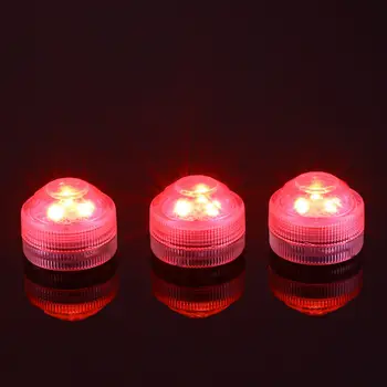 20pcs Bryllup Dekoration Fjernbetjening Dykkede LED Te Tabel Mini-Light Med Batteri Part Forsyninger Jul Vase Nye År