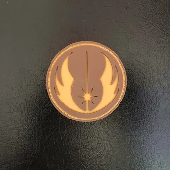 20pcs Den galaktiske republik jedi order patch gummi-3d star wars tactial patches krog militære emblem hær badge bekæmpe armbind