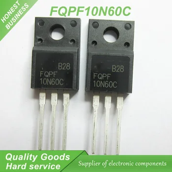 20pcs FQPF10N60C 10N60C 10N60 600V 9.5 EN MOSFET N-Kanal transistor-220F ny, original