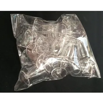 20PCS/MASSE Mode Clear-Mini-Ice-cream Kopper efterligning PVC Plast glas til Udsmykning DIY Kunstige Glas Model Håndværk #DIY058