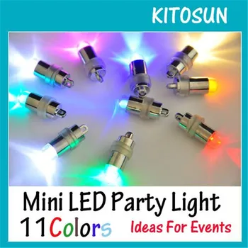 (20pieces/ masse) Batteri Drevet Vandtæt Mini LED Party Lys til Bryllup Kernen Ballon Dekoration