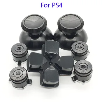 20Set Metal Bullet Knapper ABXY-Knapperne + Thumbsticks Tommelfinger Greb + Aluminium Dpad for Sony PS4 Spil Controller Gamepad Mod Kit