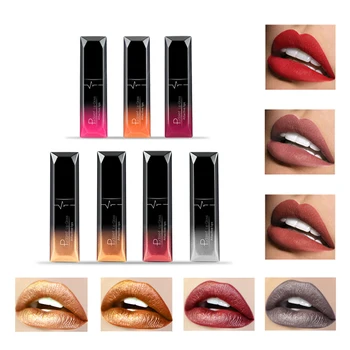 21 Farver Metallic Flydende Lip Gloss Vandtætte Matte Lip Guld 24 Timer Langvarig Velvet Læift, Kosmetik CL6