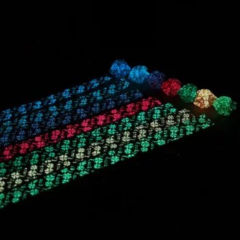 (210 stykker/masse) MIX farve lucky star udskrivning gennemskinnelige håndlavet origami papir strimler noctilucous effekt