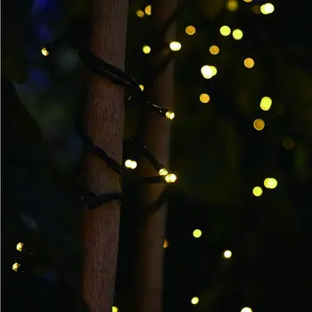 22M 200 LED solar led string lys Krans Jul Sol Lamper til bryllup garden party Dekoration Udendørs