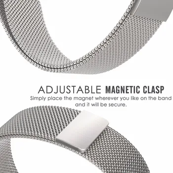 22mm bredde Urrem Til Samsung Gear S3 af Metal Magnetisk Udslip Milanese Rustfrit Stål Urrem til mænd & kvinder Klassiske Band