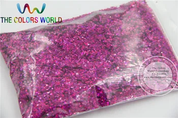 24 Laser Holografiske Farver 1MM Laser Glitter Pailletter til nail design,kunst og håndværk tilbehør