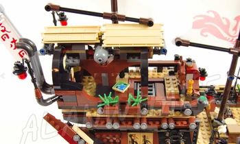 2445pcs Ny Udgave Ninja Destiny ' s Bounty Dragon Boat 10723 Model byggesten Børn Legetøj Mursten Kompatibel Med lego