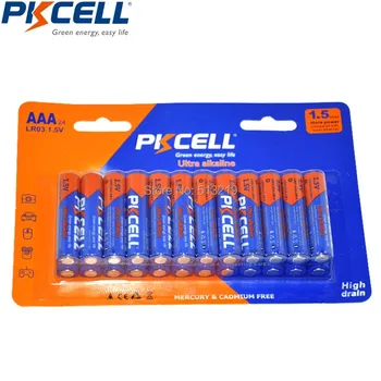 24Pcs*PKCELL Alkaline Batteri LR03 AAA Batterier Tørt Batteria 1,5 Volt for MPS,Walkaman,Lommelygte Legetøj