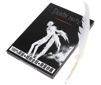 25 stk/masse Death Note Notebooks Cosplay Ryuuku Notebook og Fjer Pen