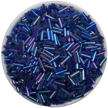 27 farver 2x6mm 500pcs Krystal Glas Perler, Czech Glas Frø Spacer Lang Tube Perler Til Smykker at Gøre DIY