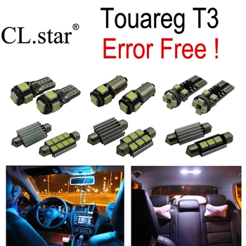 27pcs canbus-Fejl Gratis for Volkswagen Touareg T3 LED pære Interiør Lys Kit-røg pakke (2010+)