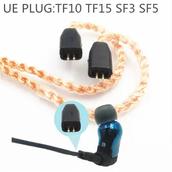 28 core ren kobber flettet ledning, Bluetooth headset-adapter interface For ue tf10 For Shure mmcx se215 Fjende Sennheiser ie80 im10