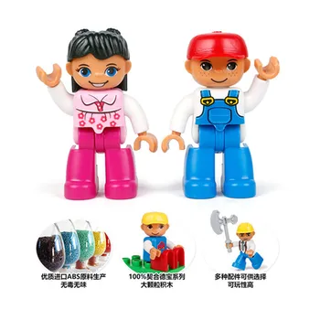 28 Stilarter Duplo Hot Action Figurer, Mursten Kompatibel Med Legoingly Dyr Tog Byggesten Pædagogisk Legetøj Til Baby Gave