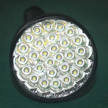 28 x XML T6 28T6 LED 45000 lumen High power 5Modes Blænding lommelygte Torch Arbejder lampe taktisk lys camp lanterne 18650 26650