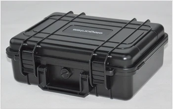 280X230X98MM ABS værktøjskuffert værktøjskasse i slagfast forseglet vandtæt udstyr kamera tilfældet med pre-cut skum forsendelse gratis