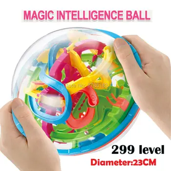 299 niveau 23cm Biger 3D Magic Maze Bolden perplexus magiske intellekt bolden pædagogisk legetøj Marmor Puzzle-Spil IQ Balance legetøj