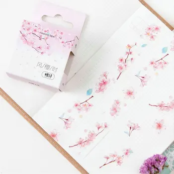2cm*5m Cherry blossoms washi Tape DIY dekoration scrapbooking planner masking tape tape label-klistermærke, brevpapir