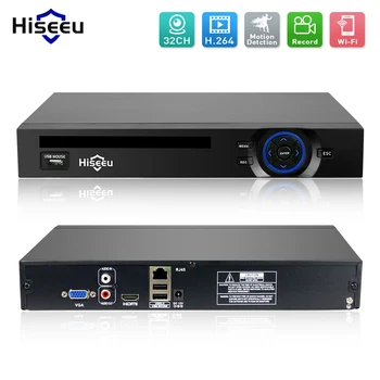 2HDD 16/32CH CCTV NVR 960P 1080P 3M 5M DVR Network Video Recorder H. 264 Onvif 2.0 for IP-Kamera 2 SATA XMEYE P2P Cloud Hiseeu
